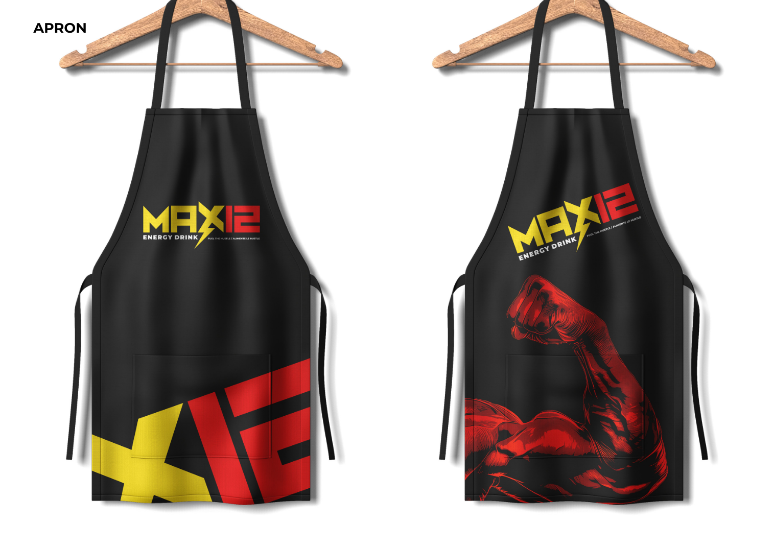 MAX 12 branded apron